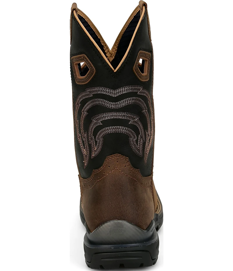 Justin Boots Men's Slickline 11#double; Nano Composite Toe Waterproof Western Boots