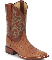 Justin Boots Men's Truman 11#double; Quill Ostrich Western Boots
