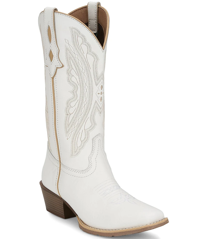 Justin Boots Rae Leather Tall Western Boots