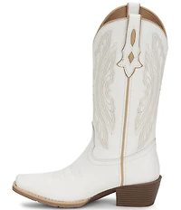 Justin Boots Rae Leather Tall Western Boots