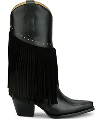 Justin Boots Reba Nell Fringe Tall Western Boots