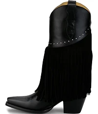 Justin Boots Reba Nell Fringe Tall Western Boots
