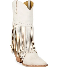 Justin Boots Reba Nell Fringe Tall Western Boots