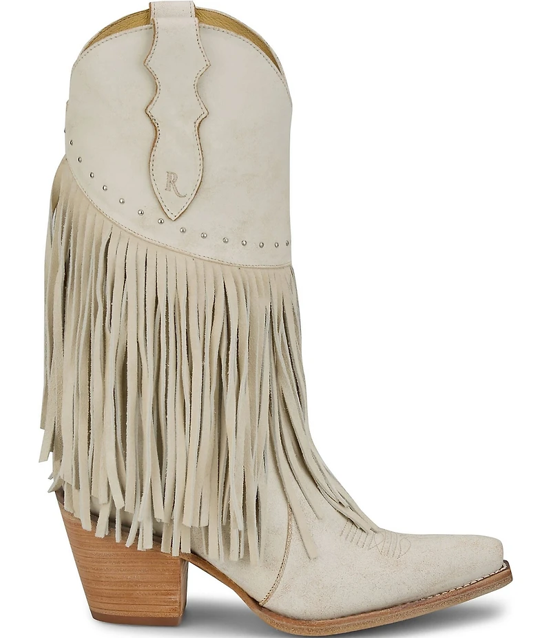 Justin Boots Reba Nell Fringe Tall Western Boots