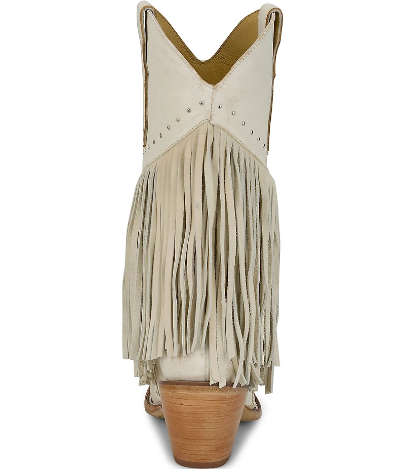Justin Boots Reba Nell Fringe Tall Western Boots