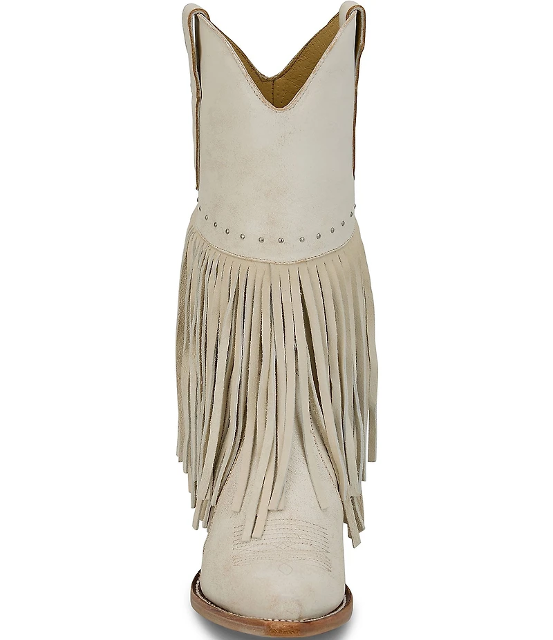 Justin Boots Reba Nell Fringe Tall Western Boots