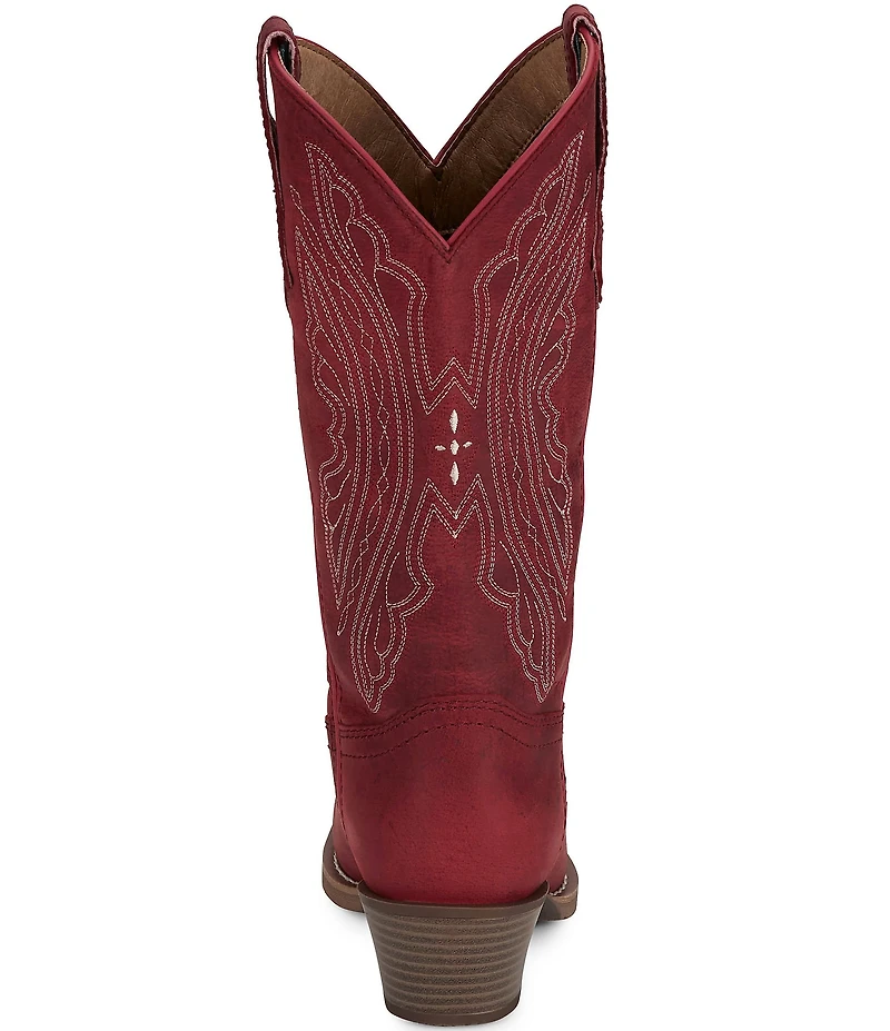 Justin Boots Renie Leather Tall Western Boots