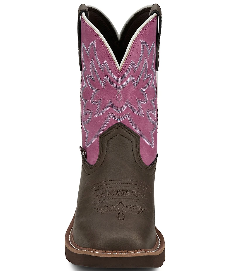 Justin Boots Sunny Leather Mid Calf Western Boots