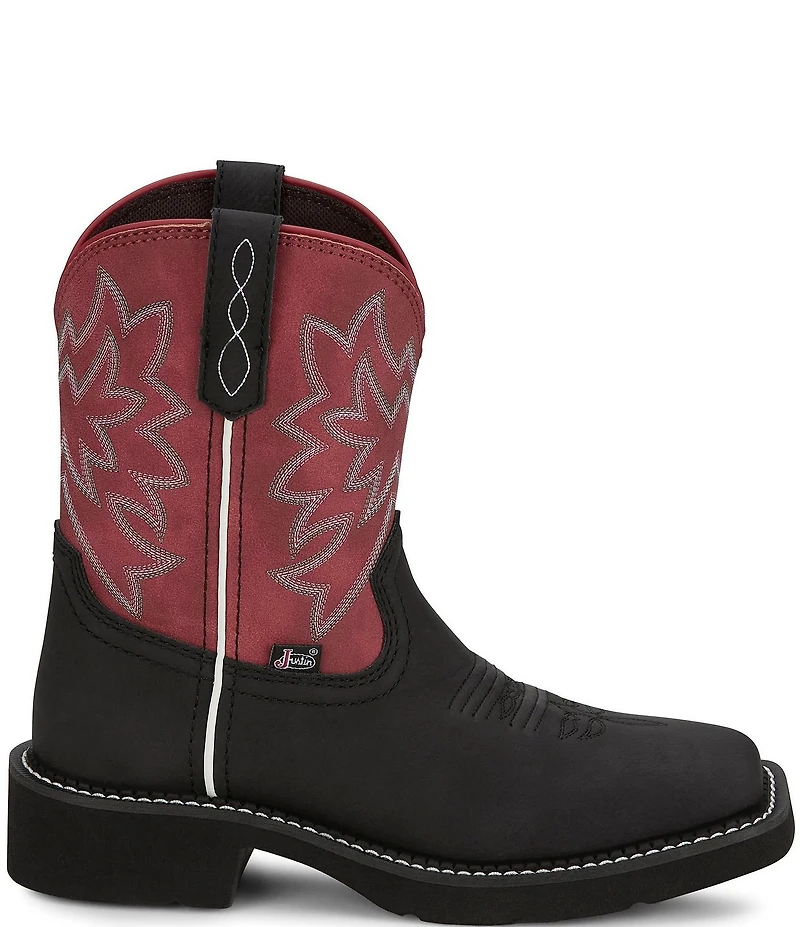 Justin Boots Sunny Leather Mid Calf Western Boots