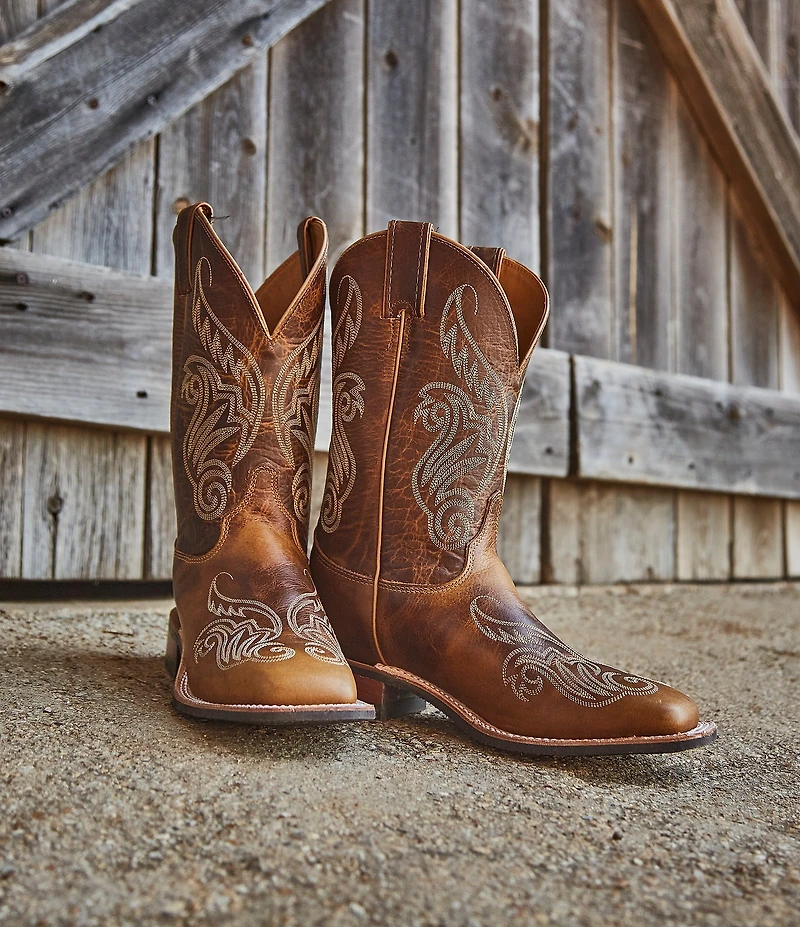 Justin Boots Women's Llano Bent Rail Leather Western Boots