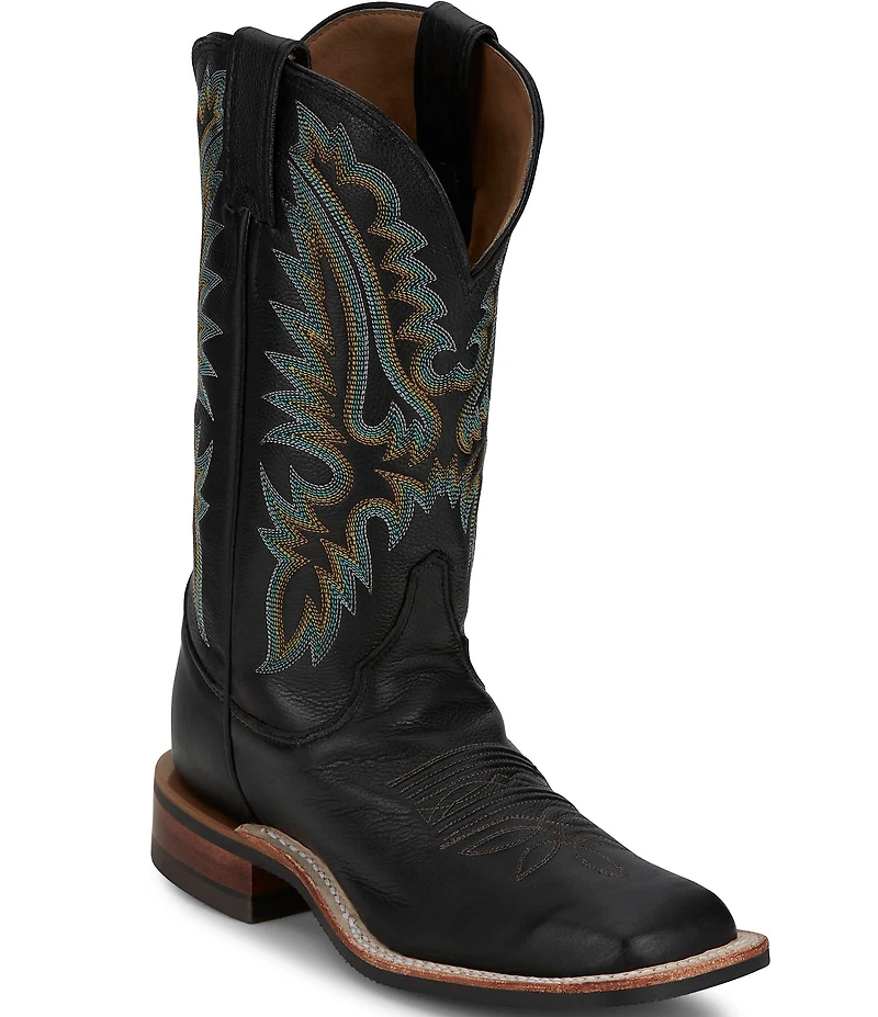 Justin Boots Women's Shay Leather Western Square Toe Boots