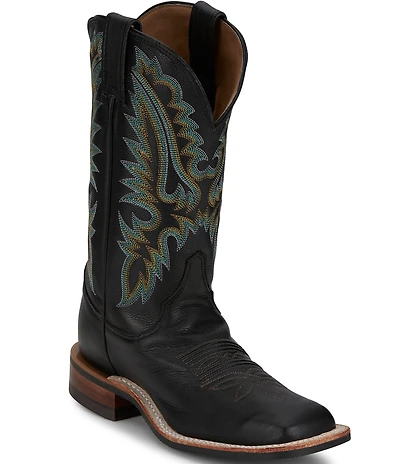 Justin Boots Women's Shay Leather Western Square Toe Boots