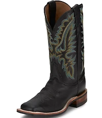 Justin Boots Women's Shay Leather Western Square Toe Boots