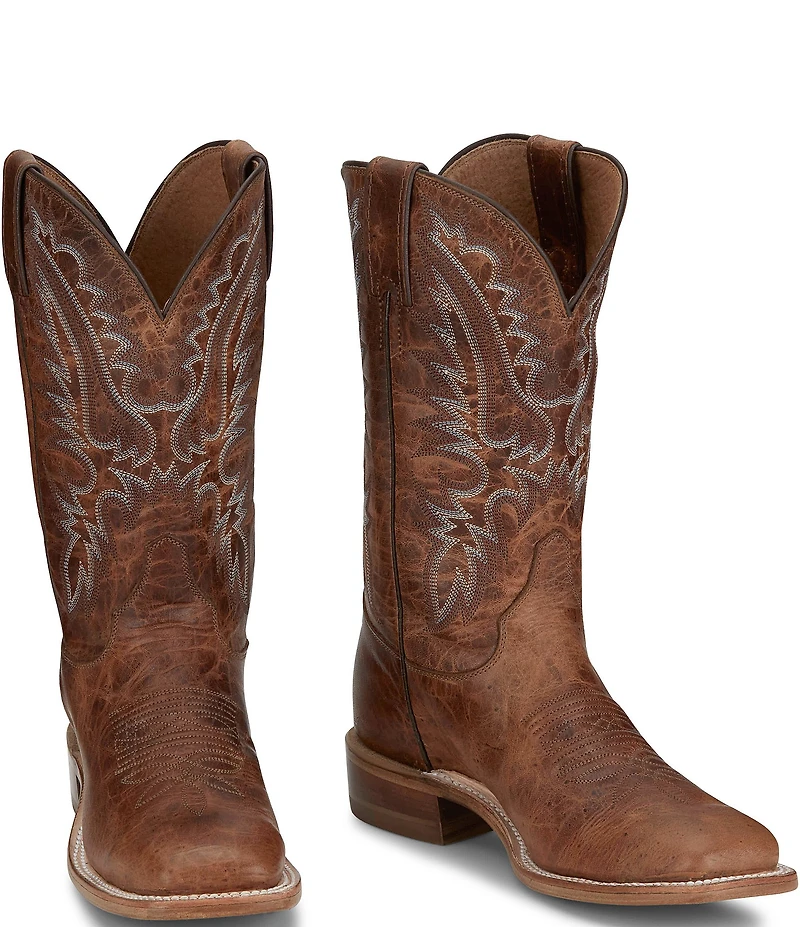 Justin Boots Women's Peyton Bent Rail Leather Western Boots