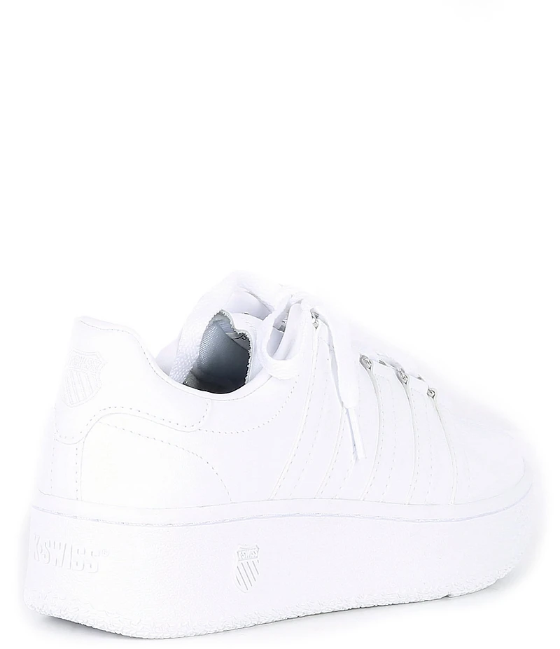 K-Swiss Women's Classic VN Leather Retro Platform Sneakers