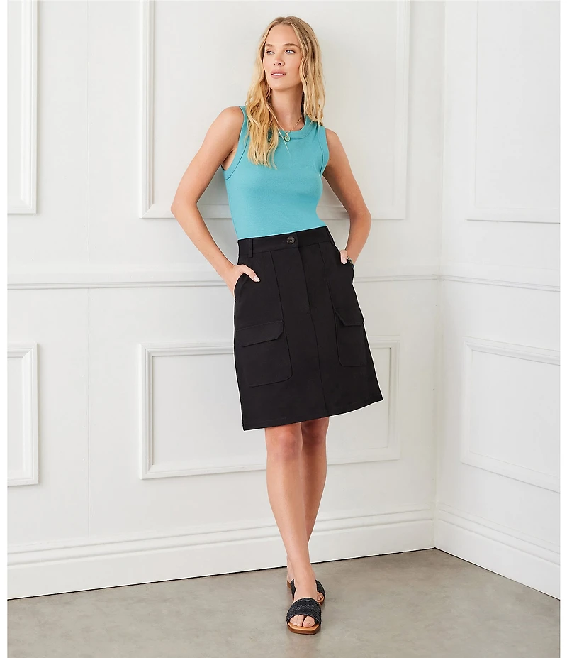 Karen Kane A-Line Cargo Skirt