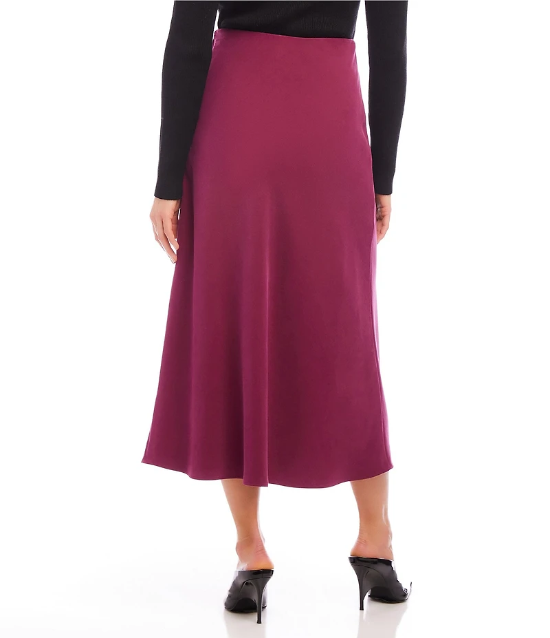 Karen Kane Bias Twill Midi Skirt