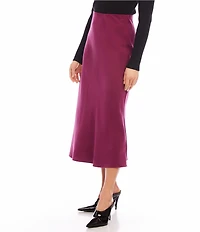 Karen Kane Bias Twill Midi Skirt