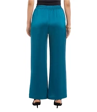 Karen Kane Coordinating Satin High Rise Wide Leg Pants
