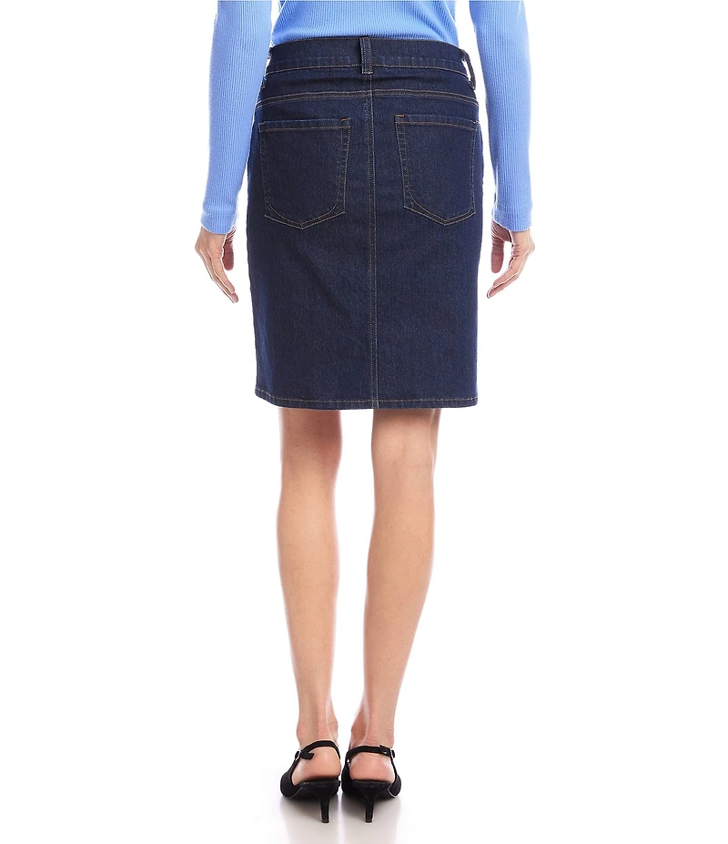 Karen Kane Denim Pencil Skirt