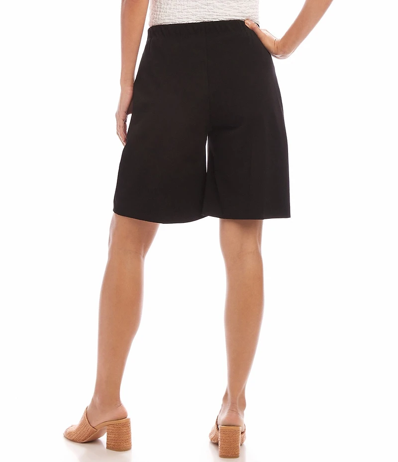 Karen Kane Double Stretch Twill A-Line Shorts