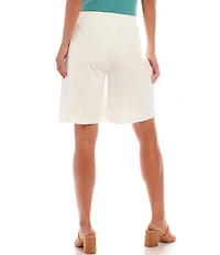Karen Kane Double Stretch Twill A-Line Shorts
