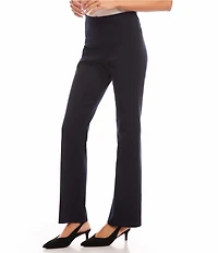 Karen Kane Double Stretch Twill High Rise Bootcut Pull-On Pants