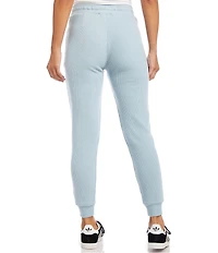 Karen Kane Drawstring Ribbed Mid Rise Banded Cuff Sweatpants