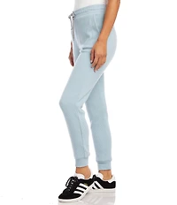 Karen Kane Drawstring Ribbed Mid Rise Banded Cuff Sweatpants