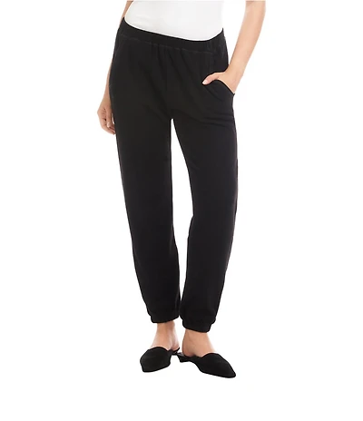 Karen Kane High Rise Double Knit Jogger Sweatpants