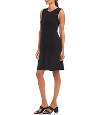 Karen Kane Jersey Scoop Neck Sleeveless Fit & Flare Dress