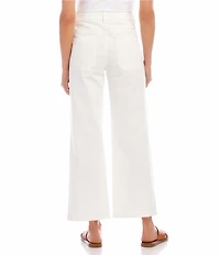 Karen Kane Lauren Wide Leg Patch Pocket Cropped Pants