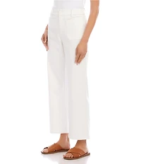 Karen Kane Lauren Wide Leg Patch Pocket Cropped Pants