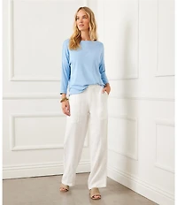 Karen Kane Linen Wide Leg Pants