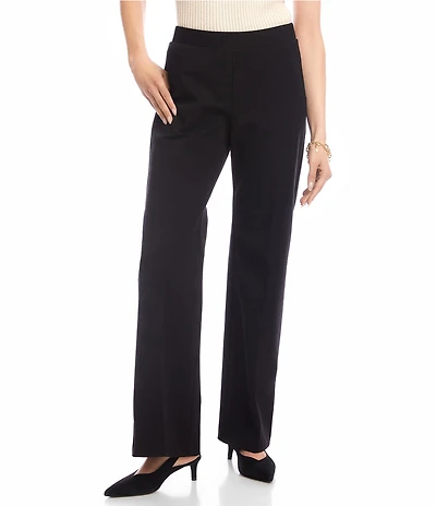 Karen Kane Petite Size Emily Straight Leg Pull-On Pants