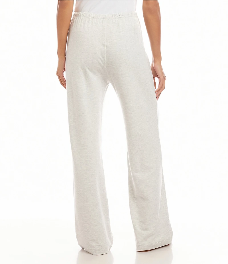 Karen Kane Petite Size French Terry Drawstring Wide-Leg Coordinating Sweat Pants