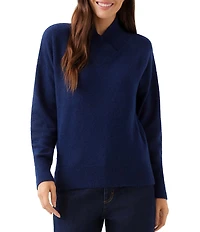 Karen Kane Petite Size Shawl Collar Long Sleeve Sweater
