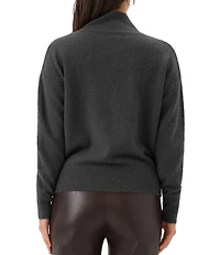 Karen Kane Petite Size Shawl Collar Long Sleeve Sweater