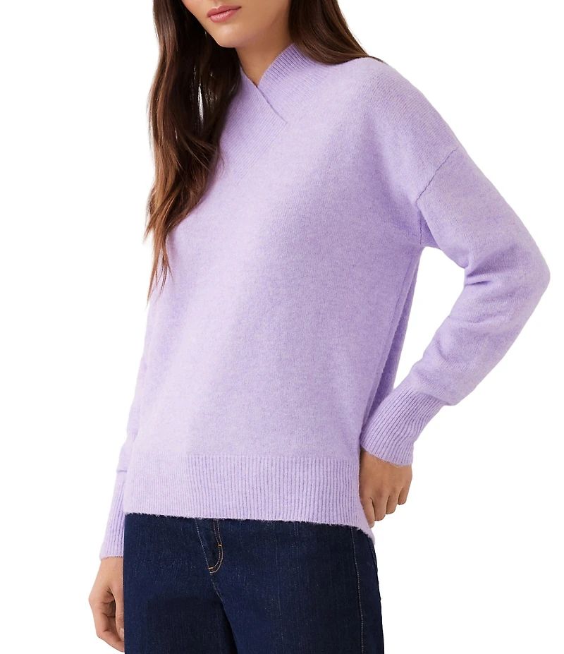 Karen Kane Petite Size Shawl Collar Long Sleeve Sweater
