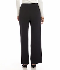 Karen Kane Petite Size Travel Jersey Knit Wide Leg Pull-On Pants