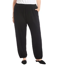 Karen Kane Plus Size Brushed Double Knit Jogger Sweatpants