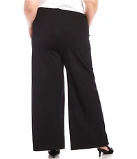 Karen Kane Plus Size Luna Stretch Wide Leg Pants