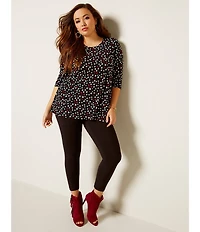 Karen Kane Plus Size Pull-On Knit Ankle Leggings