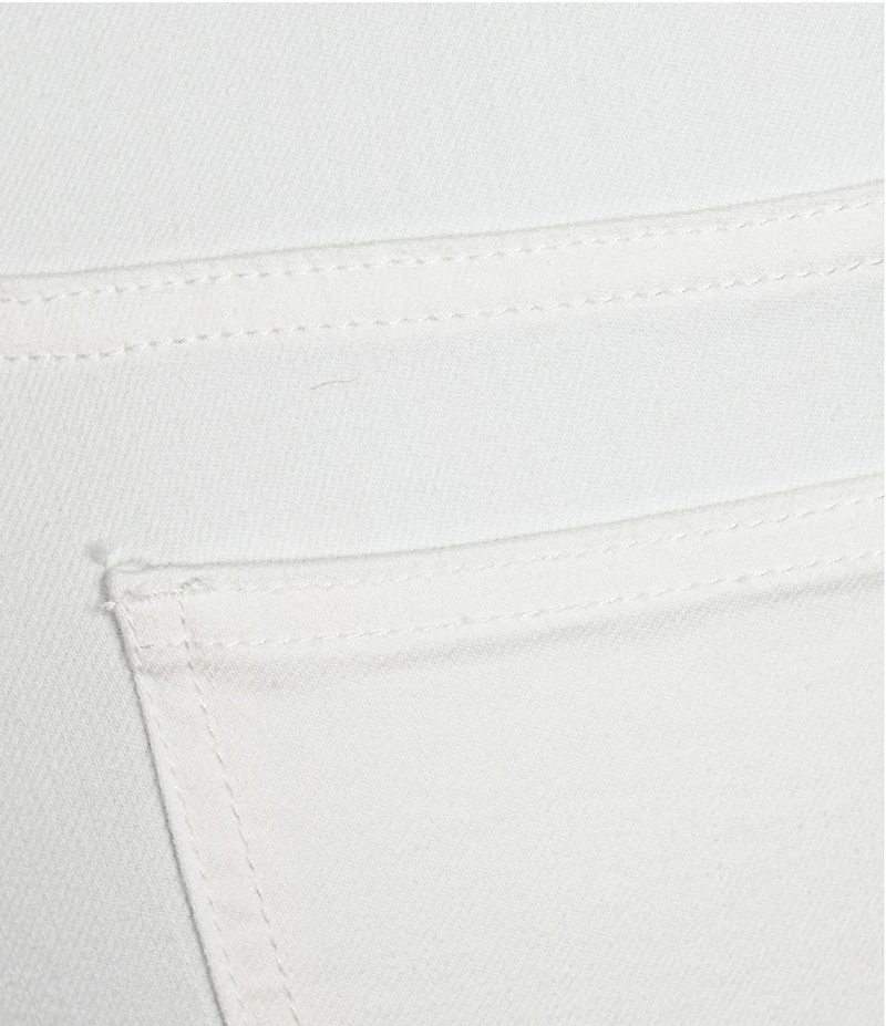 Karen Kane Plus Size Raw Hem Straight Leg Denim Jeans