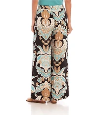 Karen Kane Printed Wide Leg Pants