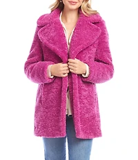 Karen Kane Sherpa Notch Lapel Coat