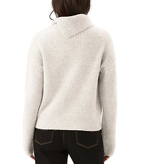 Karen Kane Split Neck Long Sleeve Sweater