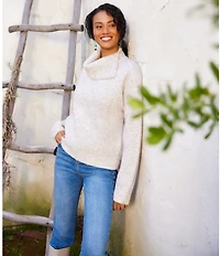 Karen Kane Split Neck Long Sleeve Sweater