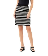 Karen Kane Stripe Knit Pull-On Skirt