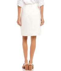 Karen Kane Twill A-Line Cargo Skirt
